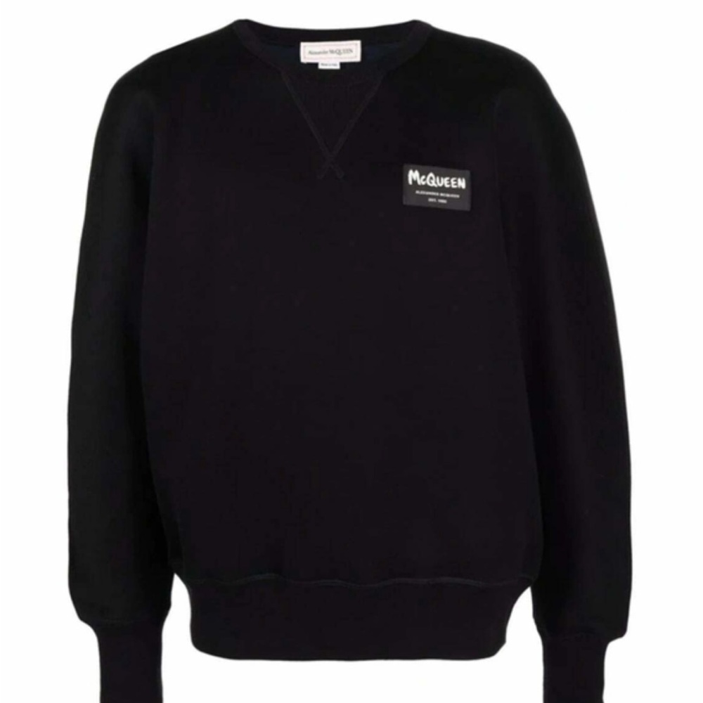 Alexander McQueen Black Crewneck Sweater